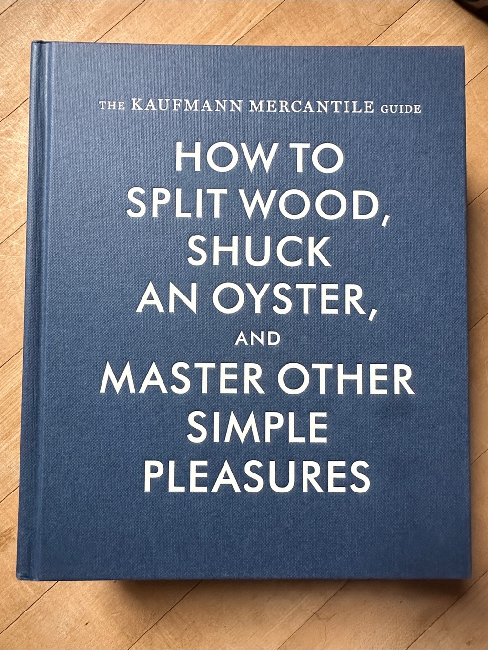 The Kaufmann Mercantile  Guide — Navy Hardcover Book